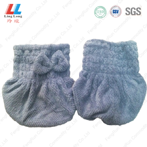 Hair dry bowknot cap sponge