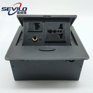 Multi-European Plug Floor Pop Up Socket