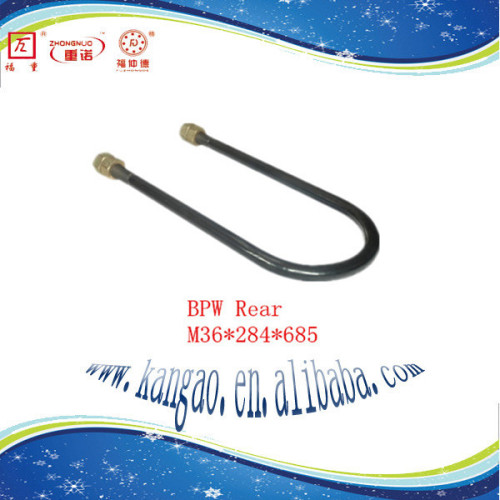 45 Steel U Bolt With Nuts For Bpw Truck, High Quality 45 Steel U Bolt