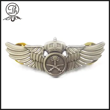 Royal Sword metal pin badge
