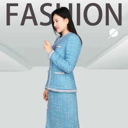 Korean Style Slim Fit Business Suit Long Sleeve Fashion Ladies Office Suits