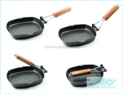 Hot Sale Kitchenware: Aluminium Fry Pan - Rectangle Non Stick Grill Pan