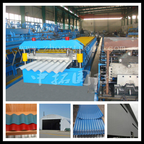 Corrugated Roof Sheet Roll Forming Machine