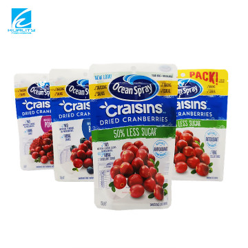 Custom Printed Heat Seal 1oz Plastic Zip Lock Smell Proof Pouch for Dried Fruit Packaging