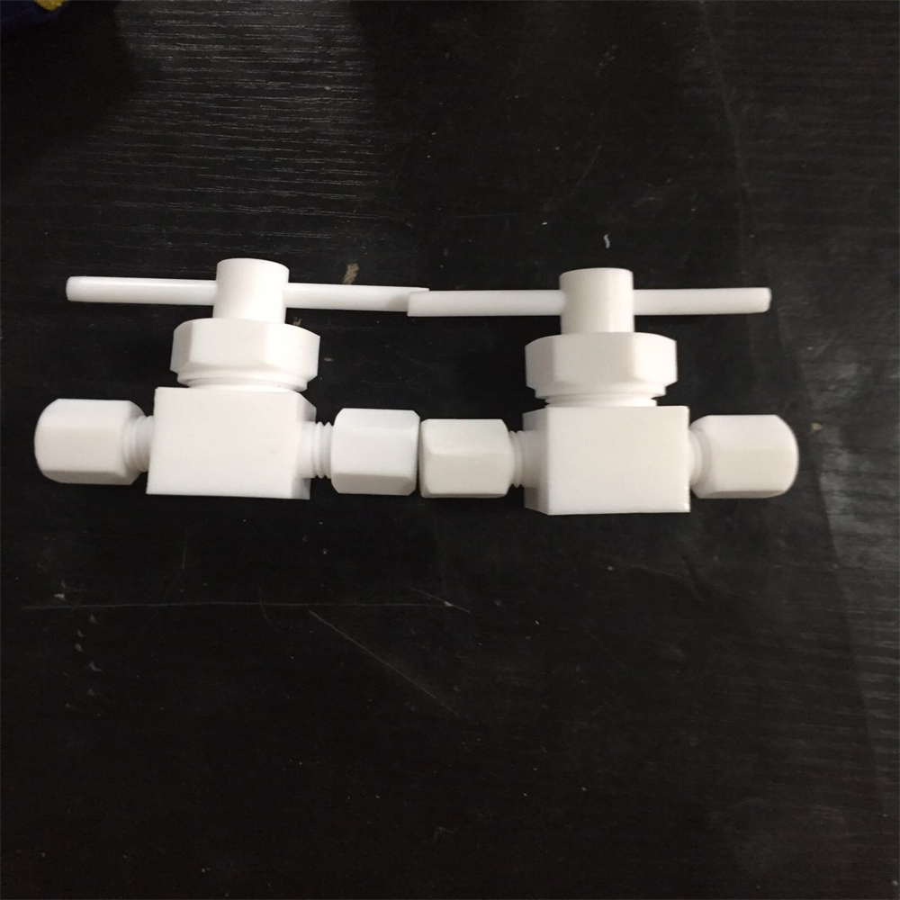 Valve PTFE résistante à 3 voies