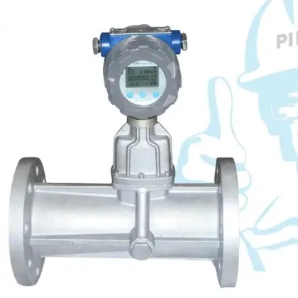 Natural gas flowmeter spiral vortex flowmeter