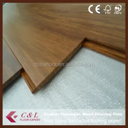 Bamboo Flooring: Popular Coffee Compressed Strand Woven Bamboo Flooring from Natural Bamboo Forest