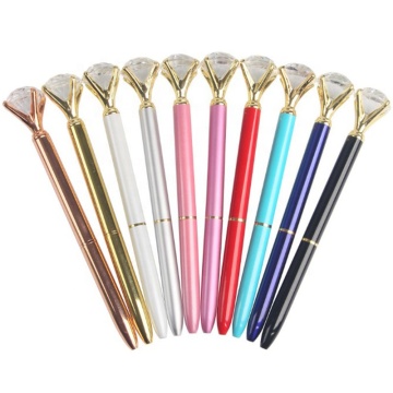 Custom Fashion Diamond Ring & Metal Ballpoint Pens for School & Office