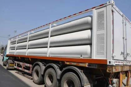 CNG Gas Cylinder Tanker Trailer Transportation and Storage