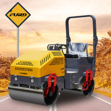 Chinese popular 2.5t double drum ride on road roller