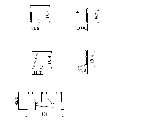 Premium Aluminum Profiles for Windows and Doors in Thailand