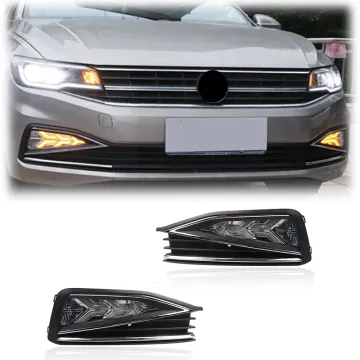 LED DRL Daytime Running Lights Fog Lights Turn Signal for Volkswagen VW Bora 2018-2019