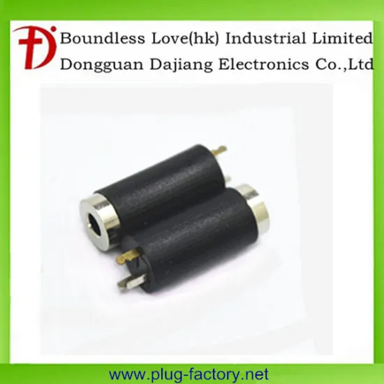 Dajiang 2.5mm 6.0mm tray stereo female jack socket