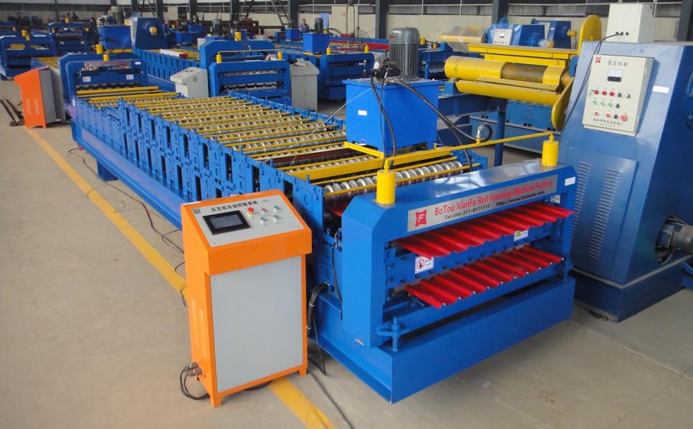 Roofing+Sheet+Color+Coil+Double+Forming+Machine