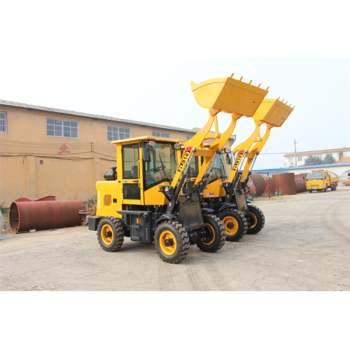 Small front loader tractor with diesel motor