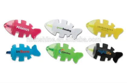 Fish shaped highlighter , advertising highlighter , mini highlighter