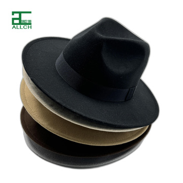 ALLCH Unisex Wool-like Webbing Jazz Felt Hat for Casual & Formal Wear