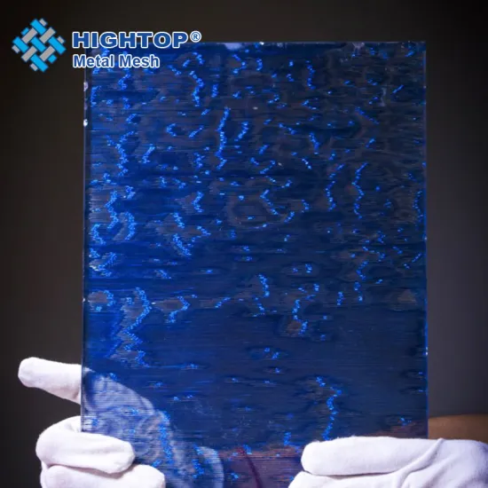 Decorative Tinted Laminated Glass with Metal Mesh Fabric for Cladding: 6mm, 8mm, and 10mm Options