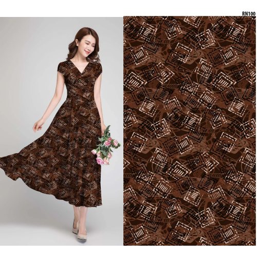 Good Quality Comfortable Custom Discharge Print Fabric