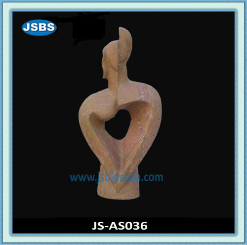 Outdoor Decorative Stone Love Couple Abstract Statue
