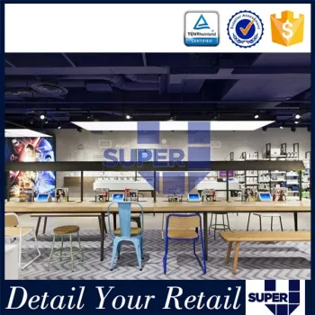 High end modern interior cell phone showroom design