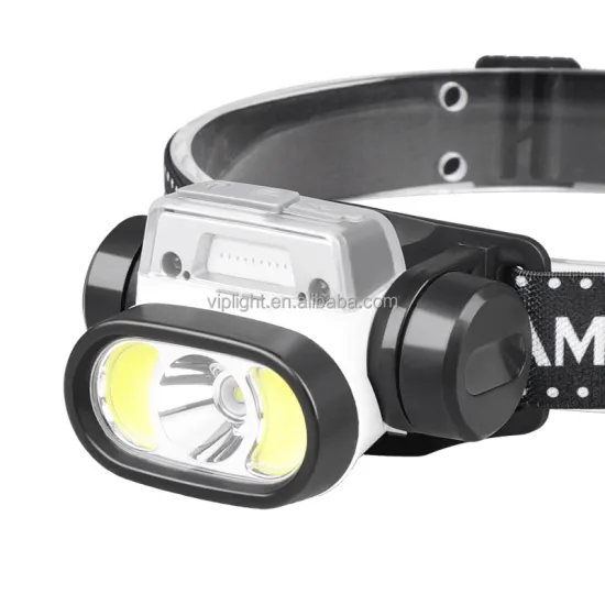 Waterproof Portable COB Head Torch with Motion Sensing for Camping and Running