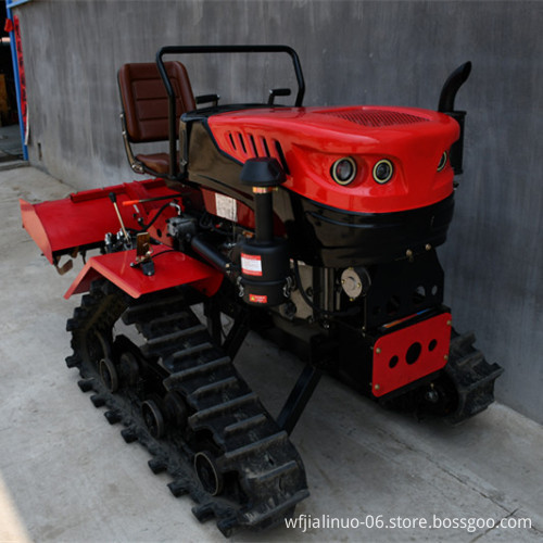 Remote Control Crawler Tractor with Rotary Cultivator