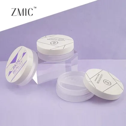 Round Powder Container with Sifter - Beauty Packaging Loose Powder Case