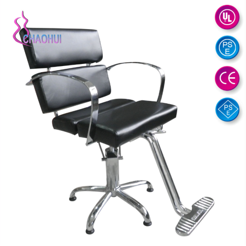 Modern barber chair with footrest