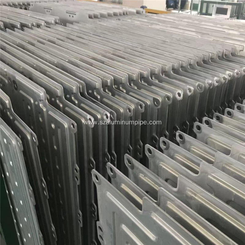 3003 brazed vacuum aluminum water cooling plate installation