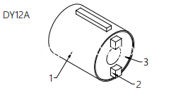 Safety handle of car roof damper  Drawing 