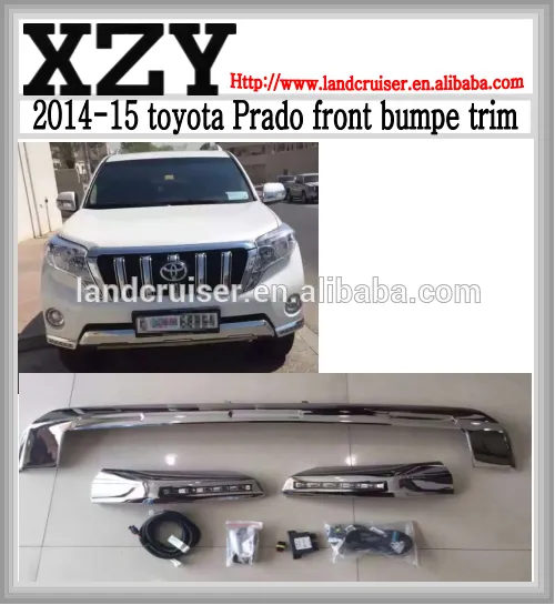 toyota prado FJ150 front bumper trim,front bumper trim for prado 2014-15