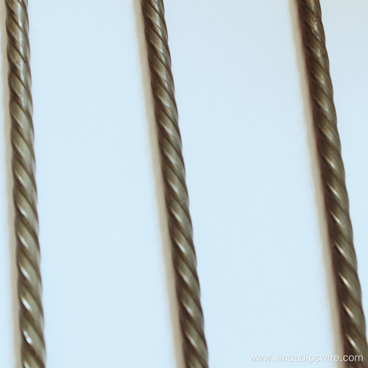 1670 Mpa 5.0mm Spiral PC Steel Wire