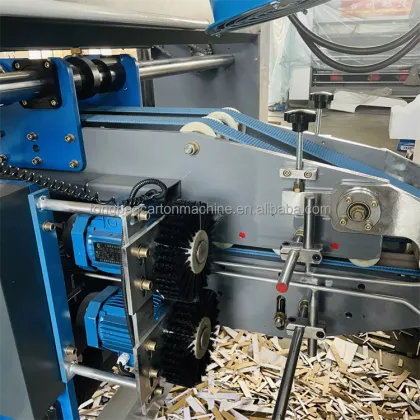 FFG Inline 4 Color Printing Slotting Die-Cutting Folder Gluing Strapping Box Making Line Machine