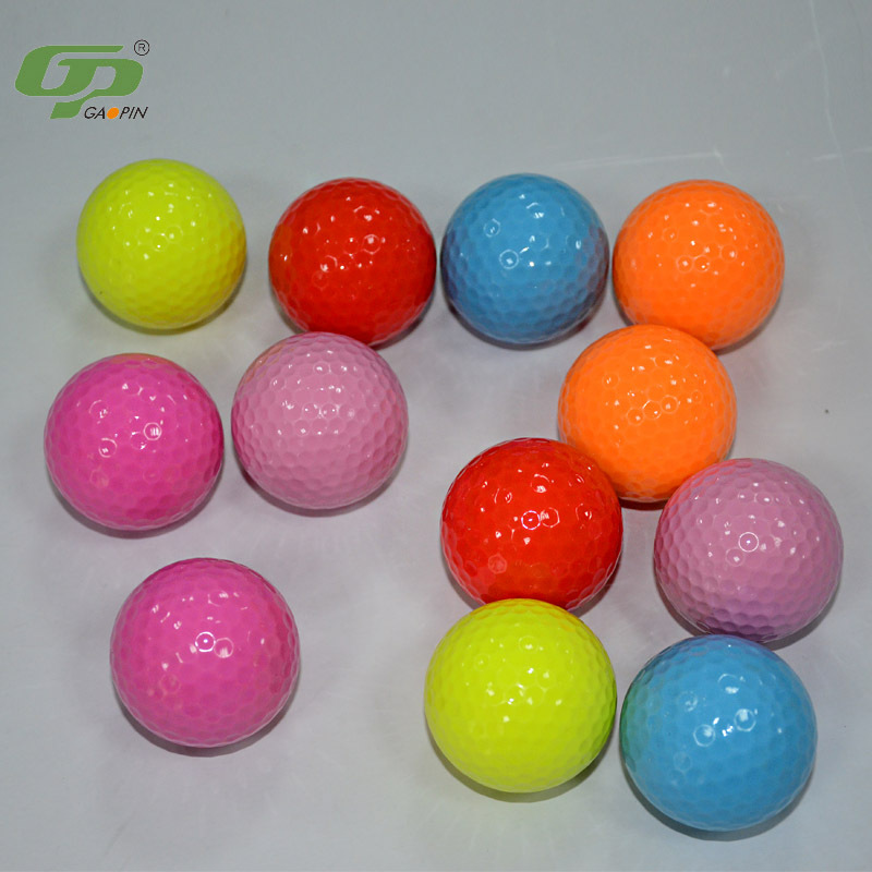 كرة الجولف الملونة مع شعار مخصص