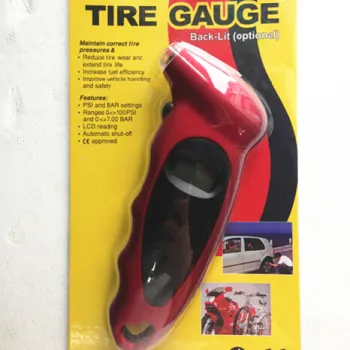 Back-Lit LCD Air Gauge with Lighted Gauge Head