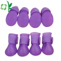 Skidproof Pet Protector Silicone Chaussures de pluie imperméables pour chiens