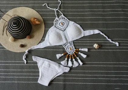 Speedo Tong Handmade Solid Color Bikini Hot Summer Swimsuit