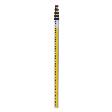 L2S2 Telescopic Aluminum Leveling Staff: Adjustable Ranging from 3M to 7M with Dual Scales