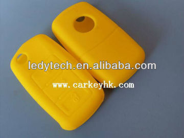 Silicone Cover Holder for VW VOLKSWAGEN SEAT SKODA Remote Key Fob 3BTN CV2801 YL