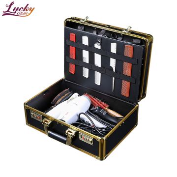 Gold Password Lock Large Capacity Aluminum Barber Carrying Case