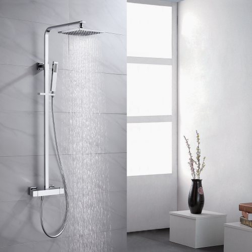 Height Adjustable Thermostatic Shower Set