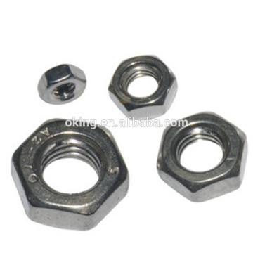 Stainless steel hex thin nut