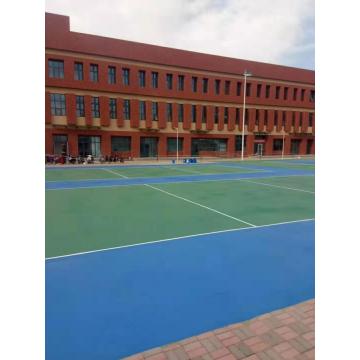 Eco-Friendly  Synthetic Silicon PU Surafces Layer Coating Water-based Courts Sports Surface Flooring Athletic Running Track