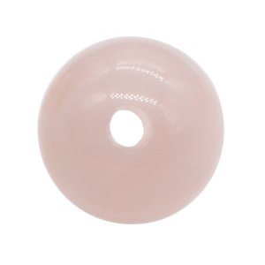 Rose Quartz 18MM Round Beads Drilled Large Hole 5MM for Making Jewelry