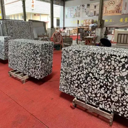 Artificial Stone Terrazzo Ceramic Tiles for Living Room Flooring