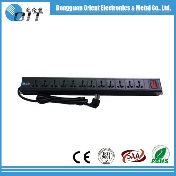 12 outlet 1.5 u cn standard switch socket for network cabinet
