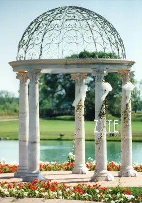 Popular Designs western stone gazebo