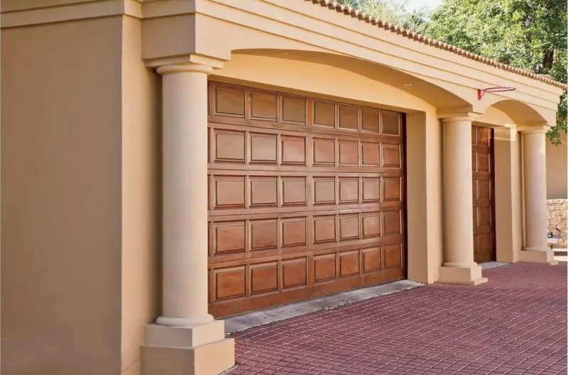 Porta de garagem de controle remoto elétrico com certificado CE