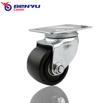 Plate Stainless Steel Swivel PP Caster Low-type Wheel